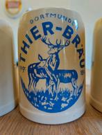 Dortmunder Thier Bräu - Vintage bierpul 0,25L - 6 stuks, Ophalen of Verzenden, Zo goed als nieuw