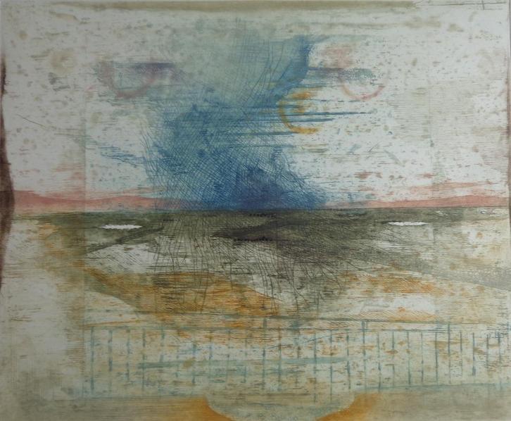 RENE CARCAN / BONJOUR BREL / KLEURETS + RELIEF / 56x76cm SIG, Antiek en Kunst, Kunst | Litho's en Zeefdrukken, Ophalen of Verzenden