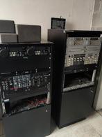 Partij (2x kast) audioapparatuur, Ophalen of Verzenden, Gebruikt