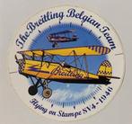 Sticker Breitling Belgium Team Stampe SV.4, Collections, Autres types, Utilisé, Enlèvement ou Envoi