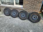 4x winterbanden met velg (VW GOLF VII), Ophalen, Gebruikt, 15 inch, Velg(en)