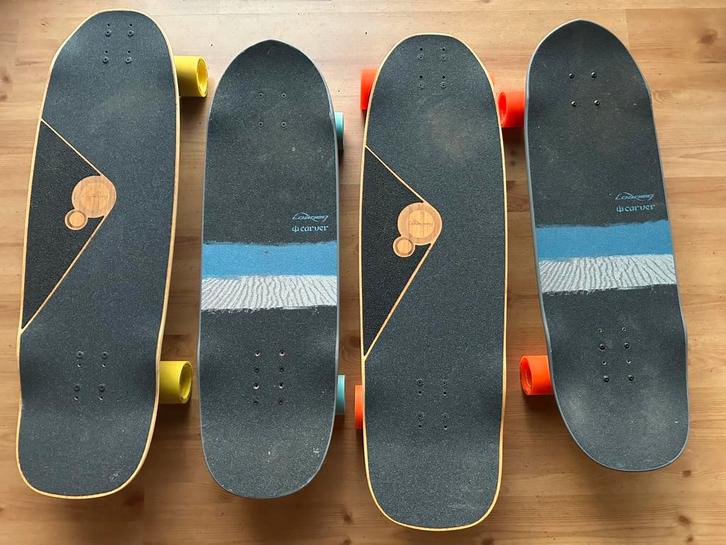 Surfskates: laoded bolsa en loaded omakase, Sport en Fitness, Skateboarden, Zo goed als nieuw, Skateboard, Longboard, Ophalen of Verzenden