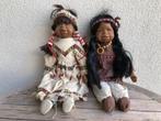 Mooi stel decoratieve indianenpoppen, Enlèvement, Comme neuf, Fashion Doll