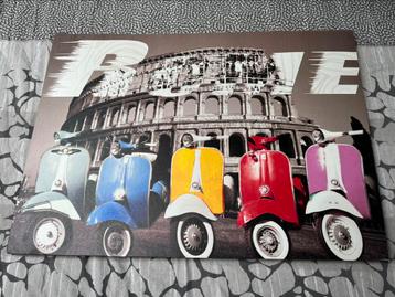 Tableau vespas multicolores  beschikbaar voor biedingen