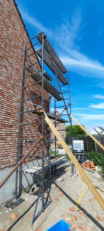 metsers stelling, Doe-het-zelf en Bouw, Steigers, Ophalen, Gebruikt