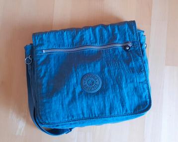 Kipling schoudertas boekentas blauw beschikbaar voor biedingen