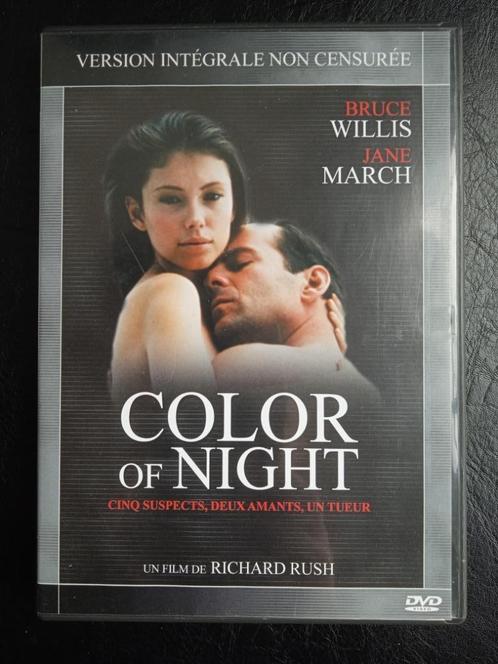 Color of Night (Bruce Willis), CD & DVD, DVD | Thrillers & Policiers, Comme neuf, Enlèvement ou Envoi