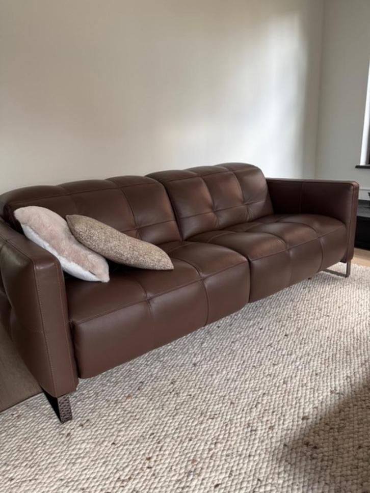 Natuzzi Philo 2 zit Relax + 2 zit zonder relax, Huis en Inrichting, Zetels | Zetels, Zo goed als nieuw, Rechte bank, Tweepersoons