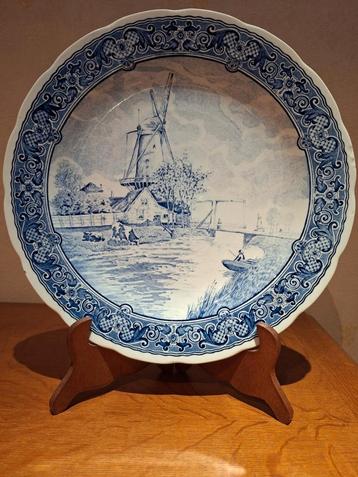 wandbord in Delfts blauw beschikbaar voor biedingen