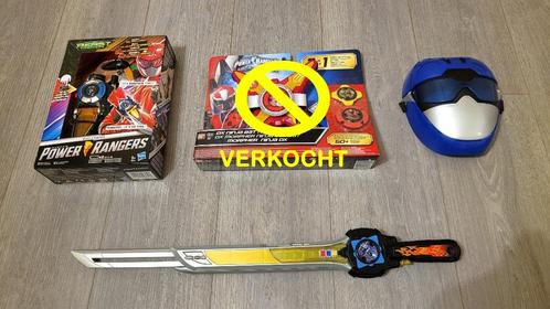 Power Rangers wapens met Licht en geluid + Masker, Kinderen en Baby's, Speelgoed | Actiefiguren, Zo goed als nieuw, Ophalen of Verzenden