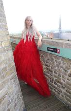 ROBE  DE SOIREE rouge, Ophalen, Zo goed als nieuw, Maat 36 (S), Rood