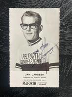 Gesigneerde wielerkaart Jan Janssen, Verzamelen, Ophalen of Verzenden, Zo goed als nieuw, Poster, Plaatje of Sticker