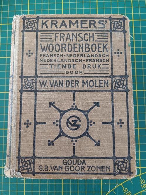 Kramer's Fransch woordenboek, tiende druk, Antiek en Kunst, Antiek | Boeken en Manuscripten, Ophalen of Verzenden