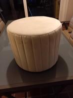 Poef, Maison & Meubles, Canapés | Repose-pieds & Poufs, Enlèvement, Comme neuf, Rond, Tissus