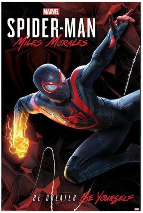 Spiderman Maxi Poster - Miles Morales, Kinderen en Baby's, Kinderkamer | Inrichting en Decoratie, Nieuw, Wanddecoratie, Ophalen of Verzenden