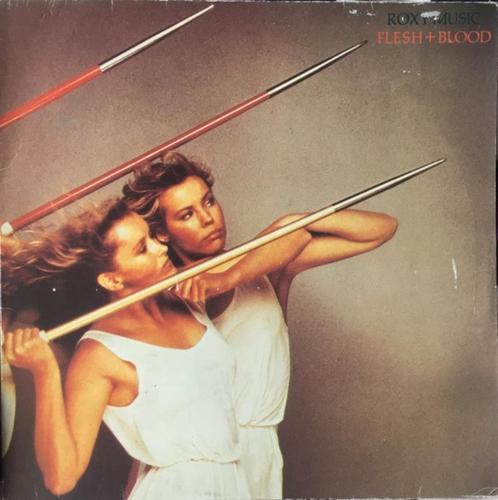 LP Roxy Music – Flesh + Blood, Cd's en Dvd's, Vinyl | Rock, Gebruikt, Poprock, 12 inch, Ophalen of Verzenden