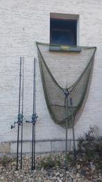 2 cannes Shimano TX4 10" et 2 moulinets Daiwa Emblem X 5000T, Watersport en Boten, Ophalen, Gebruikt, Molen