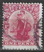 Nieuw Zeeland 1909/1910 - Yvert 136 - Landbouwter - 1 p. (ST, Postzegels en Munten, Postzegels | Oceanië, Verzenden, Gestempeld