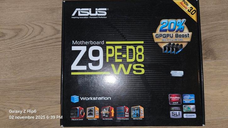 ASUS Z9PE-D8 WS moederbord — Dual Socket LGA2011, Computers en Software, Moederborden, Nieuw, Intel, Ophalen
