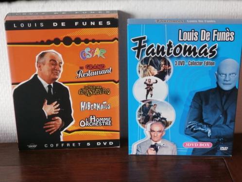 Louis de Funes dvd's 2 boxen(8 films), Cd's en Dvd's, Dvd's | Komedie, Zo goed als nieuw, Actiekomedie, Boxset, Alle leeftijden