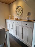 Eetkamer York Lariks Crystal Oak Lichtbruin, Huis en Inrichting, Complete eetkamers, Ophalen, Gebruikt