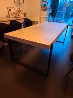 Tafel 226 cm op 1 m en hoogt 78 metalen poten, Huis en Inrichting, Tafels | Eettafels, Ophalen