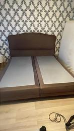 Matras en Boxspring, Huis en Inrichting, Slaapkamer | Bedden, Ophalen, Bruin, Tweepersoons, Zo goed als nieuw