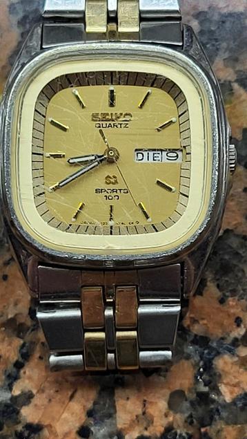 Seiko Quartz Sports 100 elegant dameshorloge beschikbaar voor biedingen