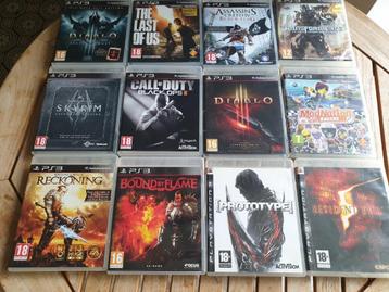 verschillende playstation3 ps3-spellen beschikbaar voor biedingen