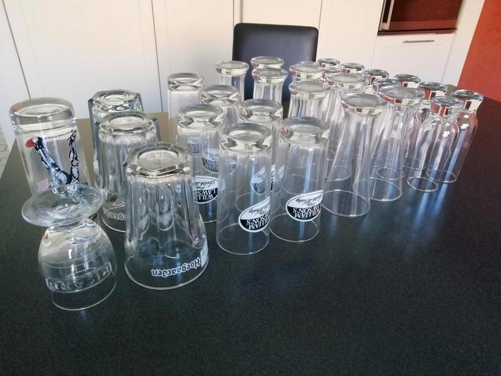 Allerlei drinkglazen, Verzamelen, Glas en Drinkglazen, Zo goed als nieuw, Ophalen of Verzenden