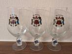 3 oude bierglazen Hoegaarden De Kluis, Verzamelen, Ophalen