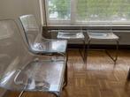 4 chaises en Plexiglas, Maison & Meubles, Chaises, Quatre, Enlèvement, Utilisé