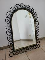 miroir fer forgé, Antiek en Kunst, Antiek | Spiegels, Overige vormen, 50 tot 100 cm, Minder dan 100 cm, Ophalen