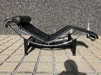 Originele Cassina Le Corbusier Lc4 Black/chrome, Vintage, Ophalen of Verzenden, Sede artifort b&b italia vitra knoll togo mah jong edra flos