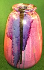 VASE EN CERAMIQUE POLYCHROME SIGNE CLAUDIO PULLI/ANNEES '70, Antiquités & Art, Antiquités | Céramique & Poterie, Enlèvement ou Envoi