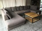 Hoekzetel taupe, Huis en Inrichting, Zetels | Complete zithoeken, Ophalen, Gebruikt