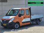 Renault Master 125PK Open Laadbak Dubbel Cabine Navi Pritsch, Auto's, Euro 5, Gebruikt, 4 cilinders, Leder