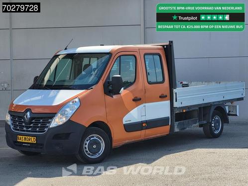 Renault Master 125PK Open Laadbak Dubbel Cabine Navi Pritsch, Auto's, Bestelwagens en Lichte vracht, Bedrijf, Te koop, Centrale vergrendeling