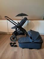 Luxe Maxi-Cosi Plaza+ Essential Graphite + accessoires, Kinderen en Baby's, Kinderwagens en Combinaties, Gebruikt, Verstelbare duwstang
