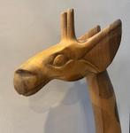 Girafe en bois 200 cm belle robe, Maison & Meubles, Comme neuf, Enlèvement