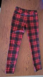 Mango : rood zwart ruiten skinny broek lange broek , 38, Vêtements | Femmes, Culottes & Pantalons, Comme neuf, Taille 38/40 (M)