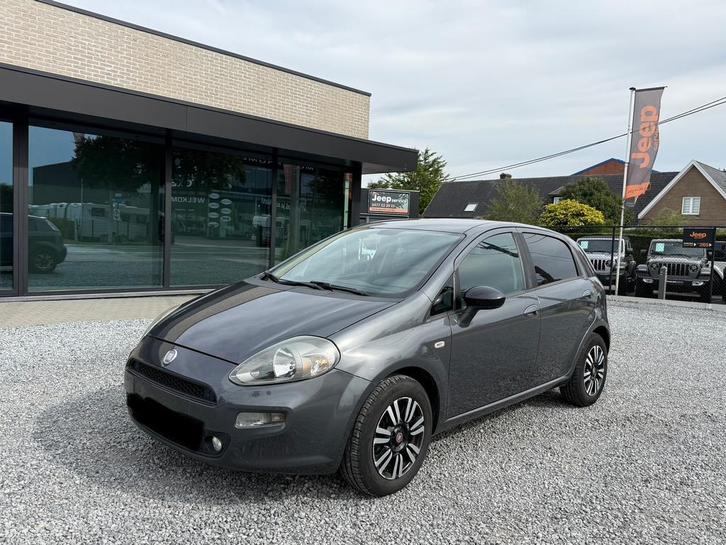 FIAT PUNTO 0.9 TWINAIR TURBO BLANCO GEKEURD FACELIFT 2012 ✅, Auto's, Fiat, Bedrijf, Te koop, Punto, Airbags, Airconditioning, Bluetooth