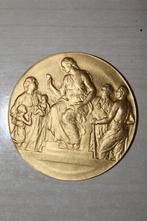 Bronzen penning 1922 -1972, Verzamelen, Ophalen of Verzenden, Overige soorten, Lintje, Medaille of Wings