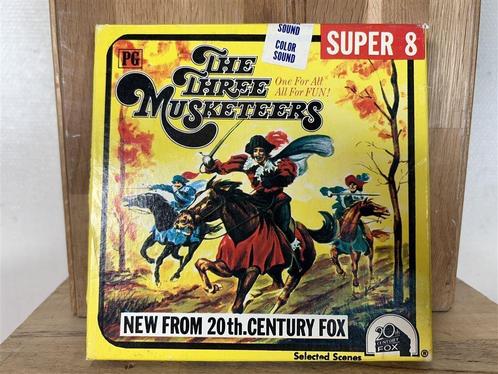 A1324. The Three Musketeers Super 8mm film in doos, Verzamelen, Film en Tv, Gebruikt, Film, Ophalen of Verzenden