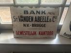 Emaille bord Band Vanden Abeele Brugge, Ophalen of Verzenden