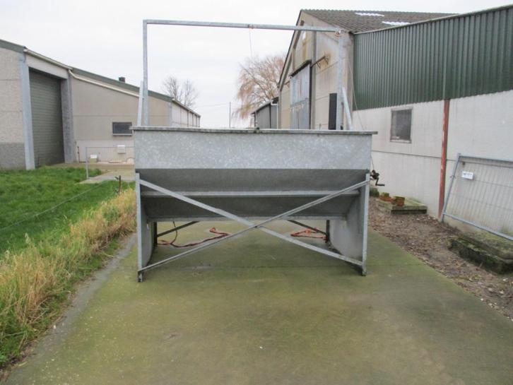 Voederbak - Silo - Decock - galvanisé, Dieren en Toebehoren, Pluimvee
