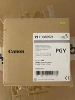 Cartouche d'encre Canon PFI-306PGY, Informatique & Logiciels, Fournitures d'imprimante, Cartridge, Canon, Enlèvement ou Envoi