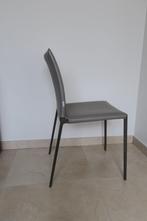 8 Lia stoelen leder - Zanotta - By Roberto Barbieri, Vijf, Zes of meer stoelen, Modern, Metaal, Zo goed als nieuw