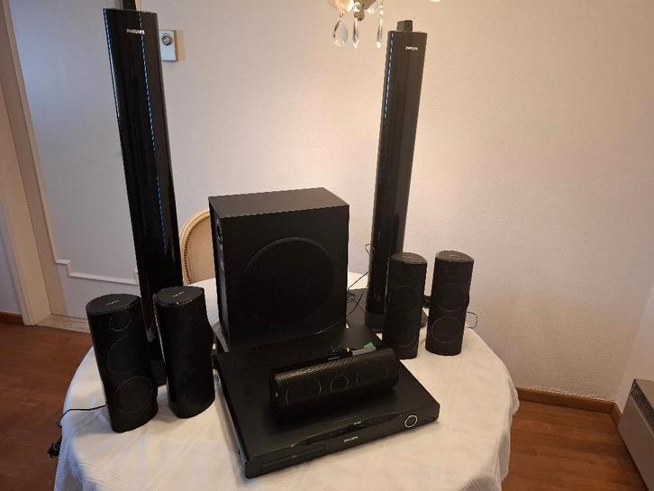 Philips Home Cinema HTS5540 - nieuwstaat, Audio, Tv en Foto, Home Cinema-sets, Zo goed als nieuw, Dvd-speler, 5.1-systeem, 70 watt of meer