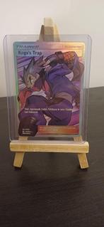 Pokémon Koga's trap - ultra rare, Ophalen of Verzenden, Zo goed als nieuw, Losse kaart, Foil